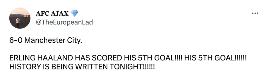 Người hâm mộ trách Guardiola khiến Haaland không thể phá kỷ lục của Messi - Ảnh 2. Người hâm mộ trách Guardiola khiến Haaland không thể phá kỷ lục của Messi - Ảnh 2.