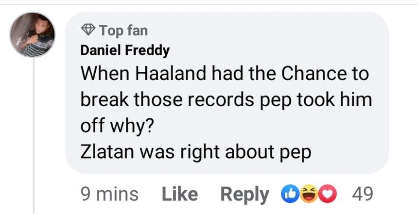 Người hâm mộ trách Guardiola khiến Haaland không thể phá kỷ lục của Messi - Ảnh 6. Người hâm mộ trách Guardiola khiến Haaland không thể phá kỷ lục của Messi - Ảnh 6.