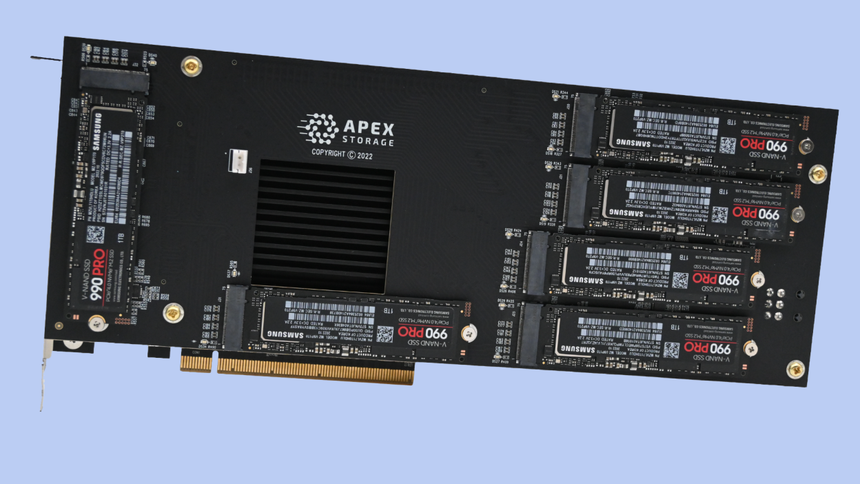 Mẫu card mở rộng có thể lắp tới 21 ổ SSD, hỗ trợ 168TB dung lượng lưu trữ có tốc độ siêu nhanh dù chi phí bỏ ra cực kỳ 'nặng ký' - Ảnh 1. Mẫu card mở rộng có thể lắp tới 21 ổ SSD, hỗ trợ 168TB dung lượng lưu trữ có tốc độ siêu nhanh dù chi phí bỏ ra cực kỳ 'nặng ký' - Ảnh 1.