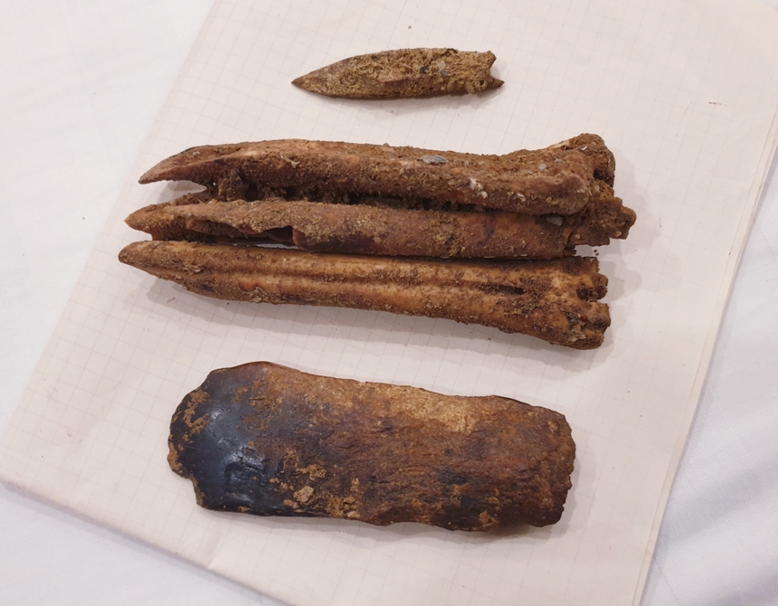 Những phát hiện bất ngờ về Mái đá làng Vành và Hang xóm Trại - Ảnh 7. Những phát hiện bất ngờ về Mái đá làng Vành và Hang xóm Trại - Ảnh 7.