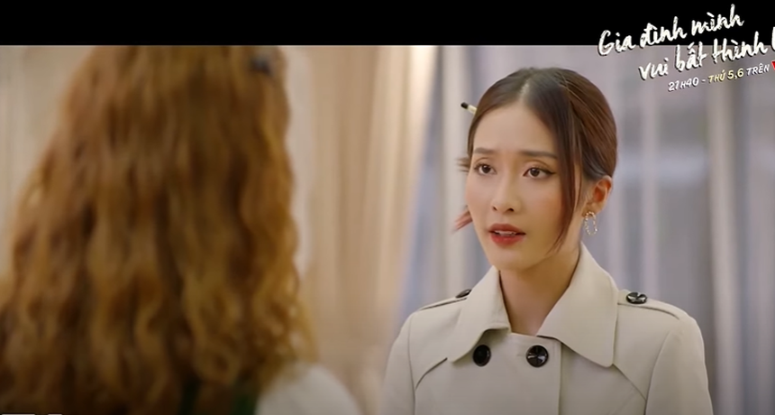 'Gia đình mình vui bất thình lình' tập 4: Trâm Anh trách Hà, Thành ví vợ như 'động vật hoang dã' - Ảnh 2. 'Gia đình mình vui bất thình lình' tập 4: Trâm Anh trách Hà, Thành ví vợ như 'động vật hoang dã' - Ảnh 2.