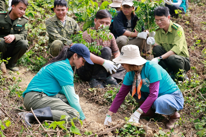 Hoa hậu H'Hen Niê trồng 1ha rừng đầu tiên, thực hiện lời hứa kỷ niệm 05 năm đăng quang - Ảnh 3.