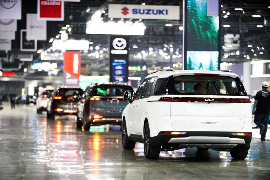 Video hot cập nhật: Bay 1 vòng Triển lãm ô tô Bangkok 2023, hàng trăm xe đã sẵn sàng khai hội lớn bậc nhất ĐNÁ - Ảnh 9.