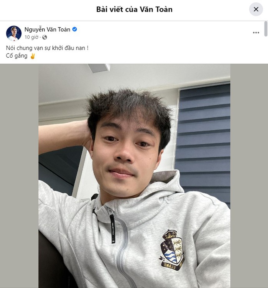 Bị Đức Huy trêu chọc sau trận ra mắt ở K-League 2, Văn Toàn thốt lên: 'Ngã chảy cả máu mà' - Ảnh 2.