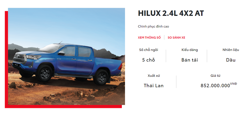 Toyota đem mẫu xe này trở lại Việt Nam, gây sức ép lên ngôi vương "vua bán tải' của Ford Ranger - Ảnh 1.