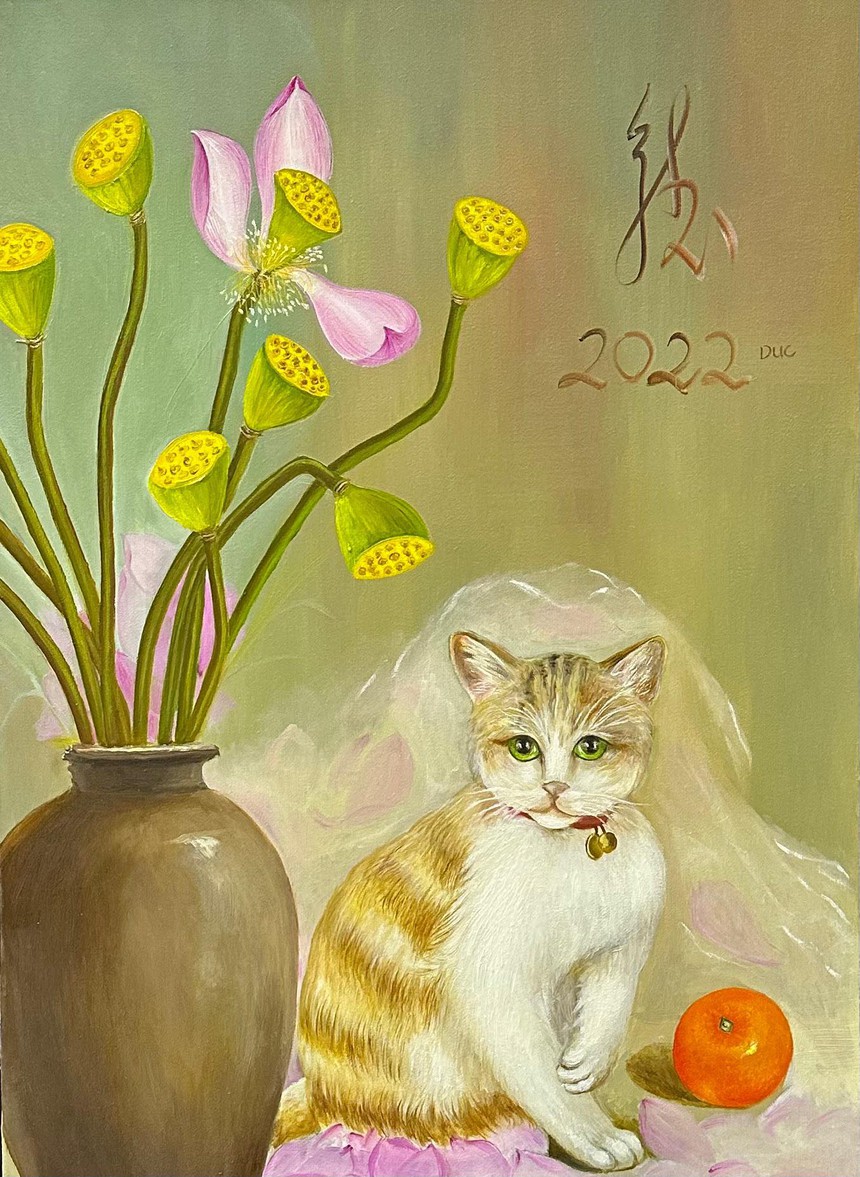 Họa sĩ Kim Đức sốt mạng với bài chia sẻ hơn 1 triệu like tiếp tục gây chú ý với triển lãm "Vẻ đẹp thuần khiết" - Ảnh 8.