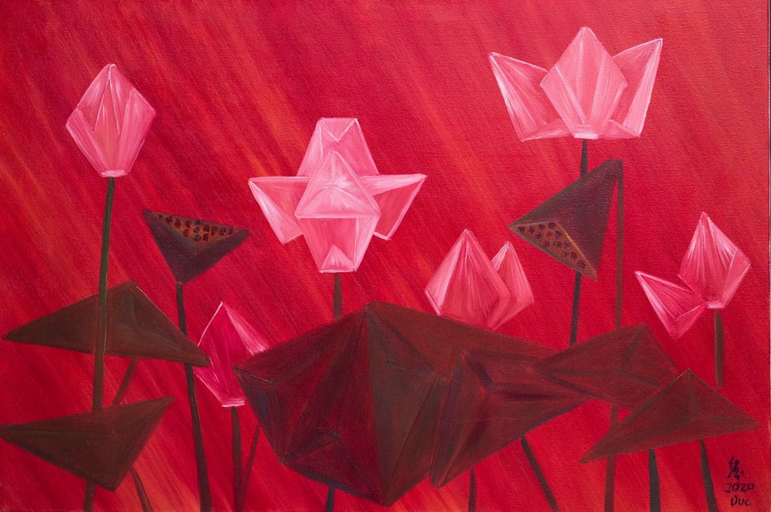 Họa sĩ Kim Đức sốt mạng với bài chia sẻ hơn 1 triệu like tiếp tục gây chú ý với triển lãm "Vẻ đẹp thuần khiết" - Ảnh 7.