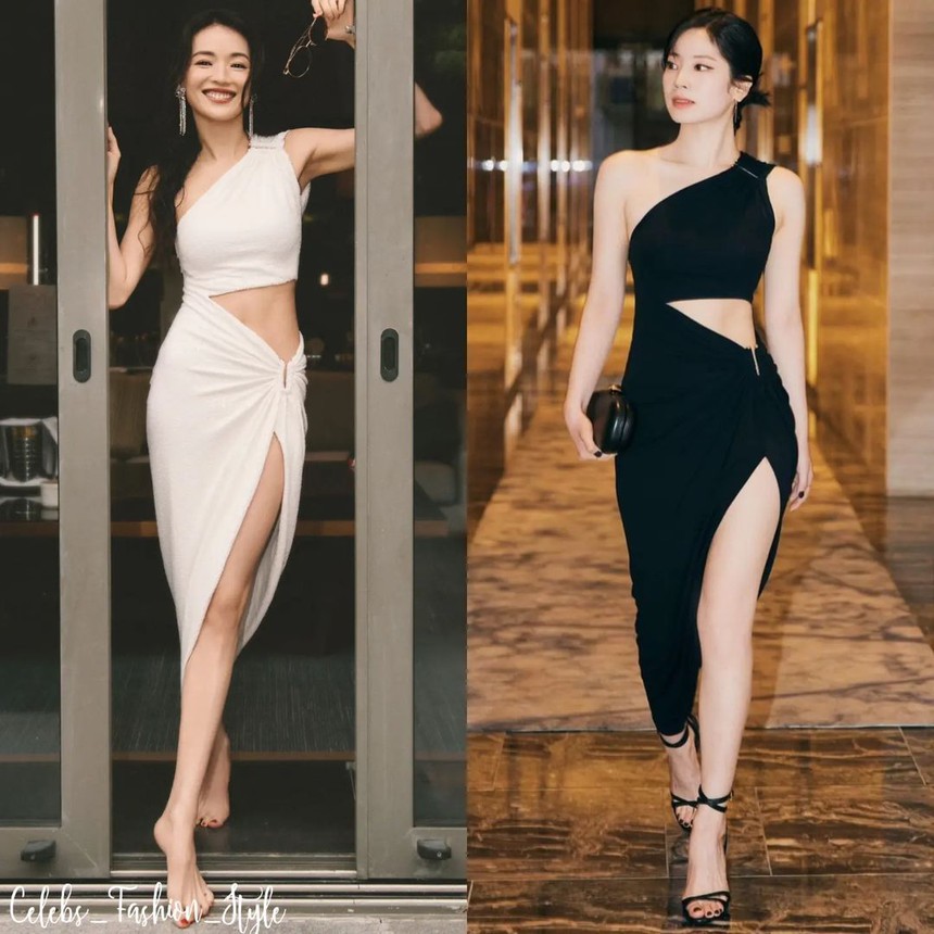 Thư Kỳ chiến thắng trong mọi cuộc đụng hàng, đến Dahyun kém 25 tuổi với da trắng phát sáng cũng không thể trên cơ - Ảnh 1.