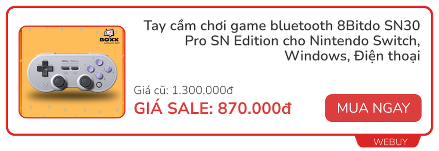 “Chiến” game trên điện thoại đã hơn với loạt phụ kiện đang sale đậm, món rẻ nhất chỉ 26.000đ - Ảnh 8.