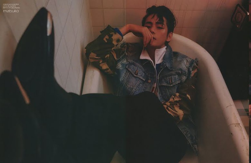 20+ bức ảnh tuyệt đẹp về buổi chụp hình siêu hấp dẫn của V BTS cho 'ELLE Korea'  - Ảnh 15.