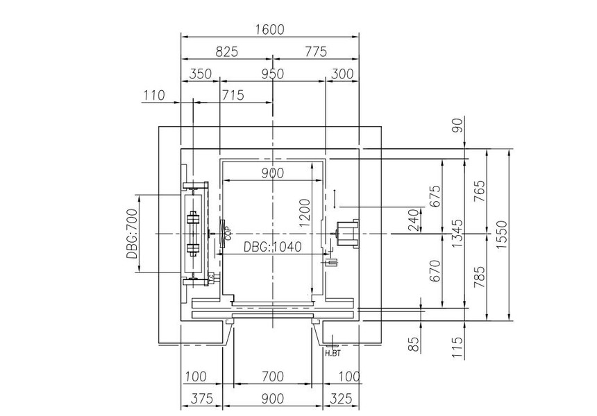 Kích thước thang máy gia đình nhỏ nhất 250Kg, 350Kg, 450Kg - Ảnh 4.