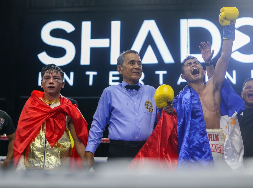 “Nam Vương” Trương Đình Hoàng thành công bảo vệ đai WBA châu Á - Ảnh 10. “Nam Vương” Trương Đình Hoàng thành công bảo vệ đai WBA châu Á - Ảnh 10.