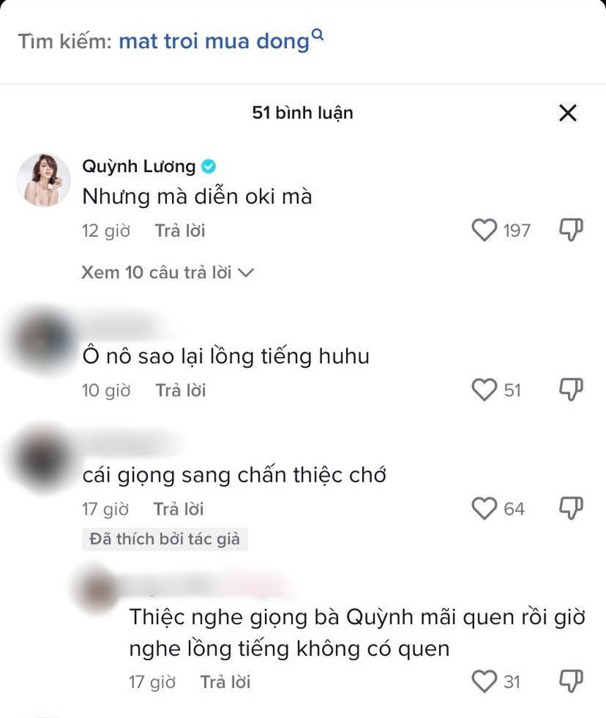 Quỳnh Lương - Trình Mỹ Duyên đóng phim mới mà bị ném đá dữ dội vì giọng lồng tiếng 'giả trân' - Ảnh 3. Quỳnh Lương - Trình Mỹ Duyên đóng phim mới mà bị ném đá dữ dội vì giọng lồng tiếng 'giả trân' - Ảnh 3.