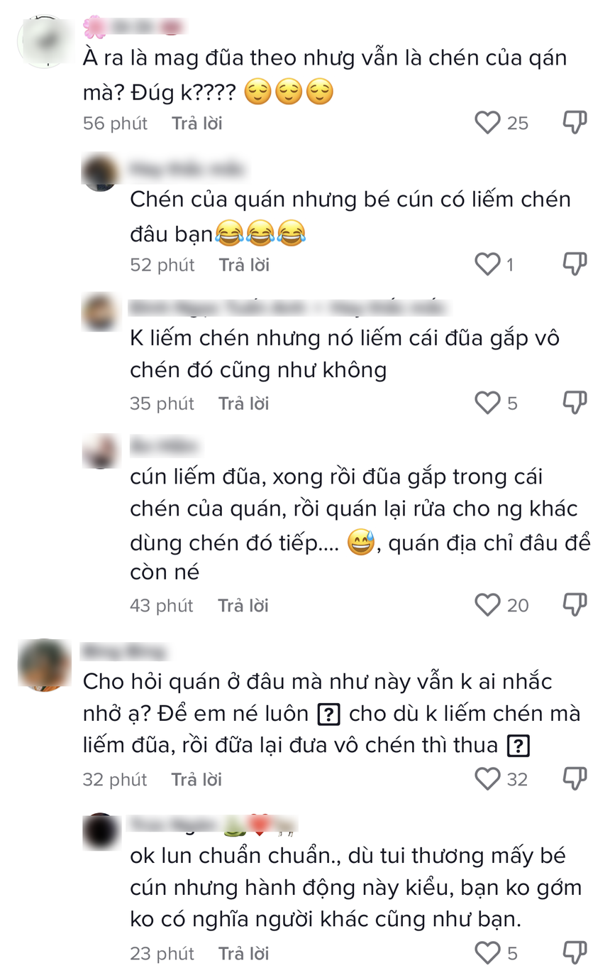 Ngồi giữa quán dùng đũa gắp đồ ăn cho cún cưng, cô gái khiến dân tình phẫn nộ: "Thế này thì ai dám ăn ở đấy nữa"?  - Ảnh 6.