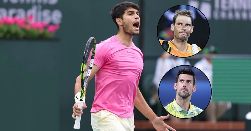 “Vua mới” Carlos Alcaraz: Phế truất Djokovic, Nadal được không? - Ảnh 1. “Vua mới” Carlos Alcaraz: Phế truất Djokovic, Nadal được không? - Ảnh 1.