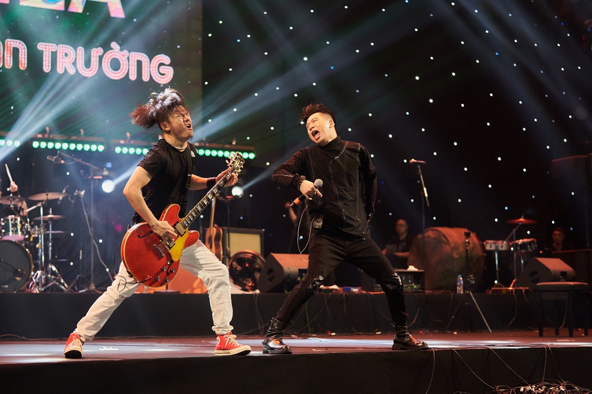 Sôi động đêm mở màn Hòa nhạc sân trường Solla Music  - Ảnh 5.