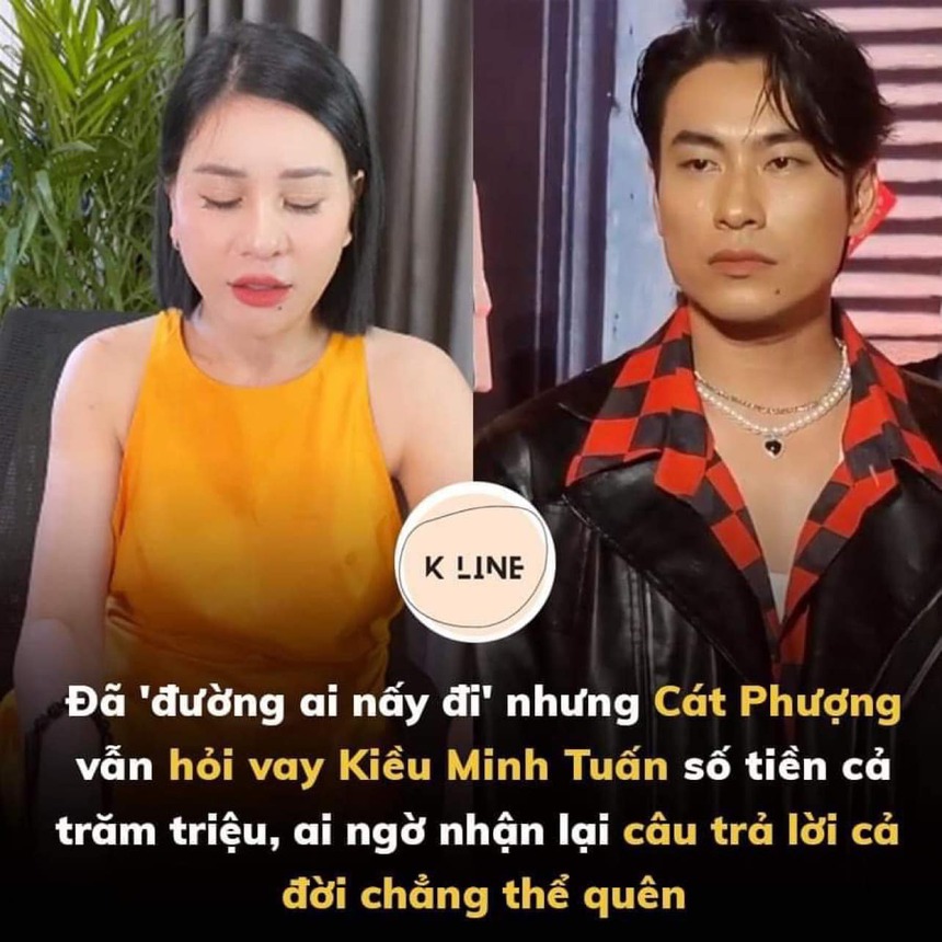 Cát Phượng lên tiếng tin đồn vay tiền Kiều Minh Tuấn - Ảnh 1. Cát Phượng lên tiếng tin đồn vay tiền Kiều Minh Tuấn - Ảnh 1.