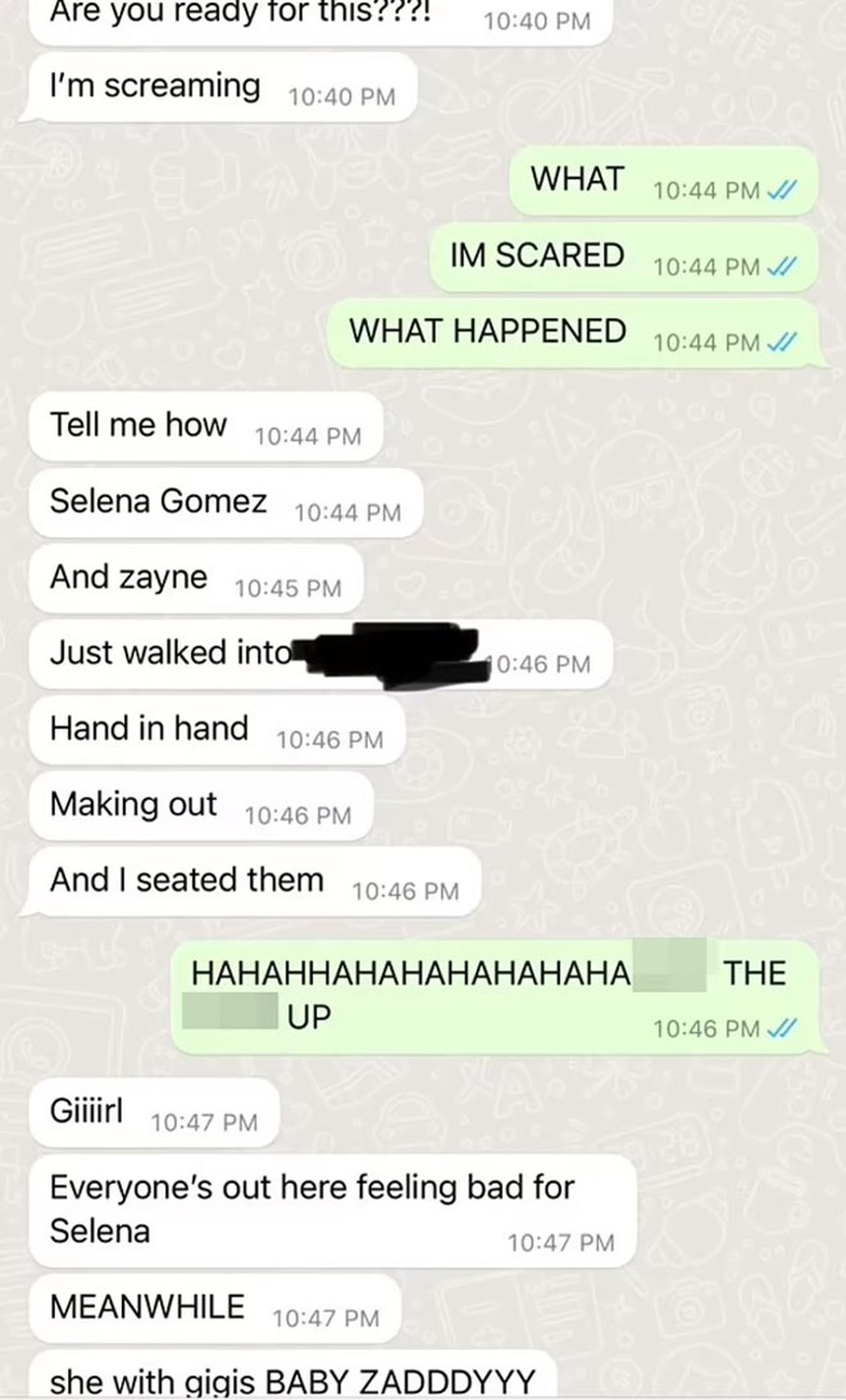 Selena Gomez và Zayn Malik 'có chuyện' nhiều năm trước khi hẹn hò ăn tối gần đây - Ảnh 4. Selena Gomez và Zayn Malik 'có chuyện' nhiều năm trước khi hẹn hò ăn tối gần đây - Ảnh 4.