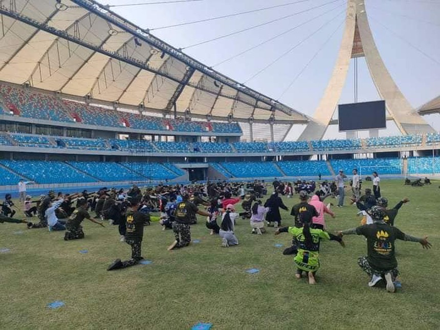 Các tình nguyện viên Campuchia diễn ra trước thềm SEA Games 32