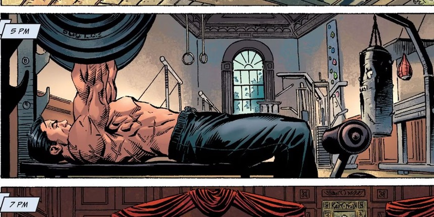 Là siêu anh hùng nhưng không có siêu năng lực, Batman có thể đẩy được mức tạ bao nhiêu? - Ảnh 5. Là siêu anh hùng nhưng không có siêu năng lực, Batman có thể đẩy được mức tạ bao nhiêu? - Ảnh 5.