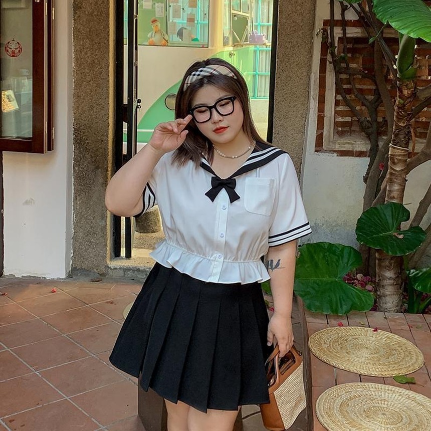 Cô nàng blogger cao 1m60 mà nặng 90kg có 3 mẹo phối đồ cho nàng mũm mĩm tham khảo  - Ảnh 4.