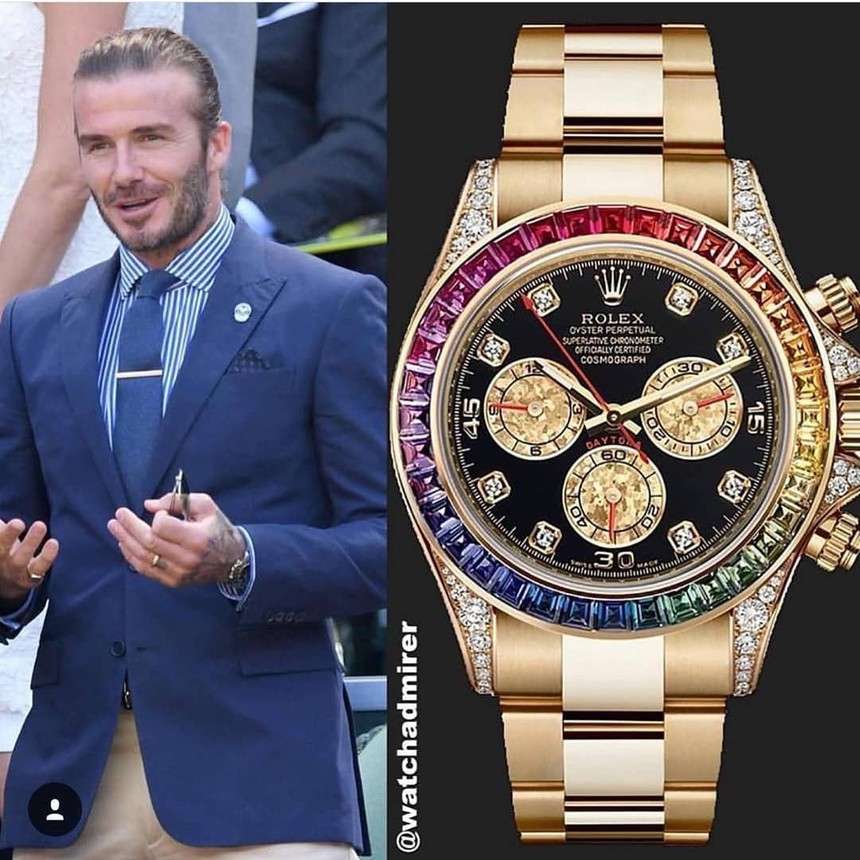 Diện đồ sang như gia đình triệu phú Beckham: Đeo toàn đồng hồ khủng, chiếc đắt nhất gần 24 tỷ đồng - Ảnh 6. Diện đồ sang như gia đình triệu phú Beckham: Đeo toàn đồng hồ khủng, chiếc đắt nhất gần 24 tỷ đồng - Ảnh 6.