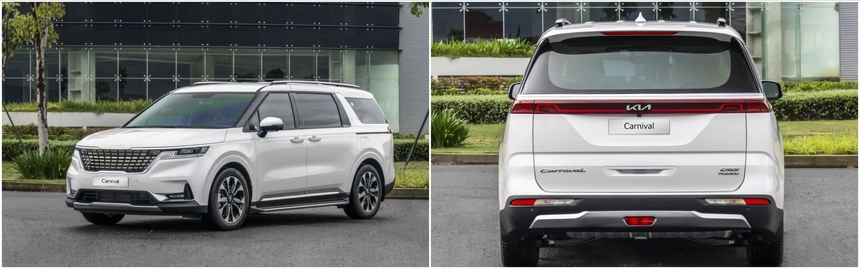 Kia Carnival đang đẹp thì đổi thiết kế: Bản 2024 thay đèn to và dị hơn, biển số hạ xuống thấp - Ảnh 4.