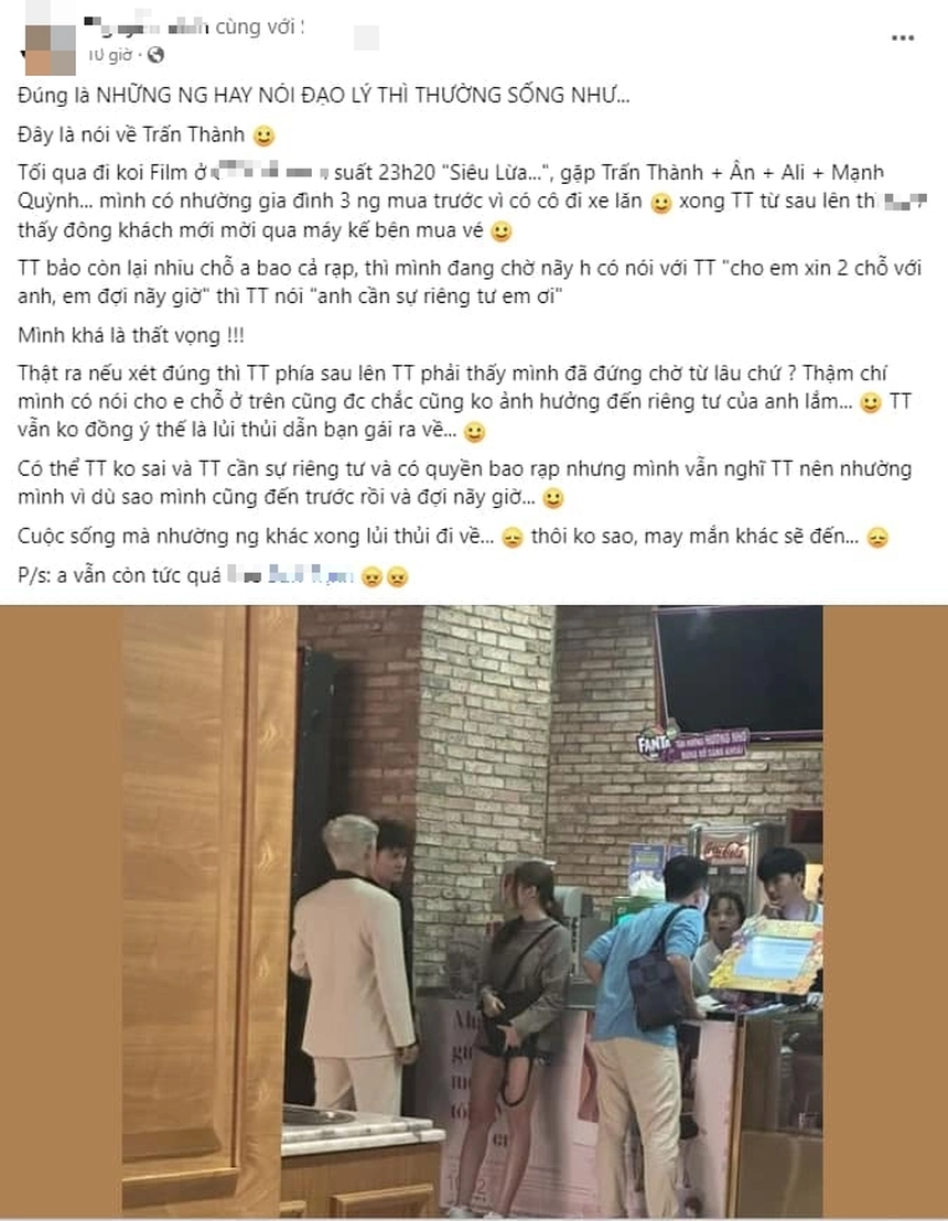 Sau vụ việc của Trấn Thành, hàng loạt cách cư xử và quy tắc tại rạp phim được các bạn trẻ suy ngẫm  - Ảnh 2.