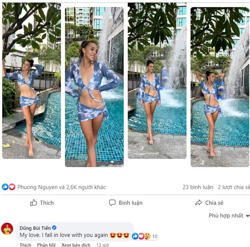 Vợ Tây diện bikini khoe body nóng bỏng, Bùi Tiến Dũng đòi yêu lại từ đầu - Ảnh 6.