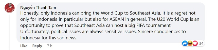 Indonesia bị tước quyền đăng cai U20 World Cup, một CLB của V-League có hành động bất ngờ - Ảnh 3. Indonesia bị tước quyền đăng cai U20 World Cup, một CLB của V-League có hành động bất ngờ - Ảnh 3.