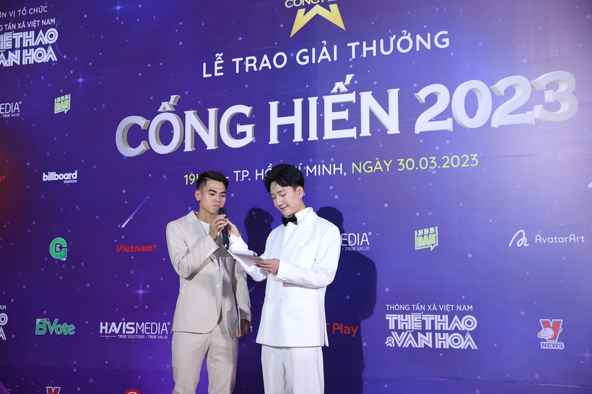 Trực tiếp Thảm đỏ và Lễ trao Giải Cống hiến 2023: Nghệ sĩ, vận động viên nào sẽ được vinh danh? - Ảnh 1. Trực tiếp Thảm đỏ và Lễ trao Giải Cống hiến 2023: Nghệ sĩ, vận động viên nào sẽ được vinh danh? - Ảnh 1.