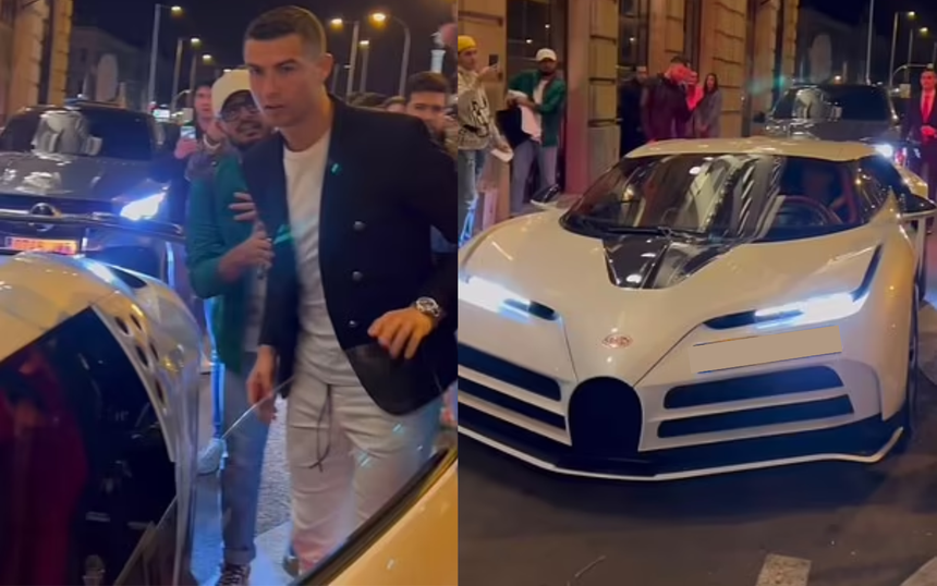 Cả phố huyên náo vì xe Bugatti siêu hiếm 256 tỷ đồng, hóa ra chủ nhân là triệu phú chơi xe khét tiếng, có cả vệ sĩ đi cùng - Ảnh 1.