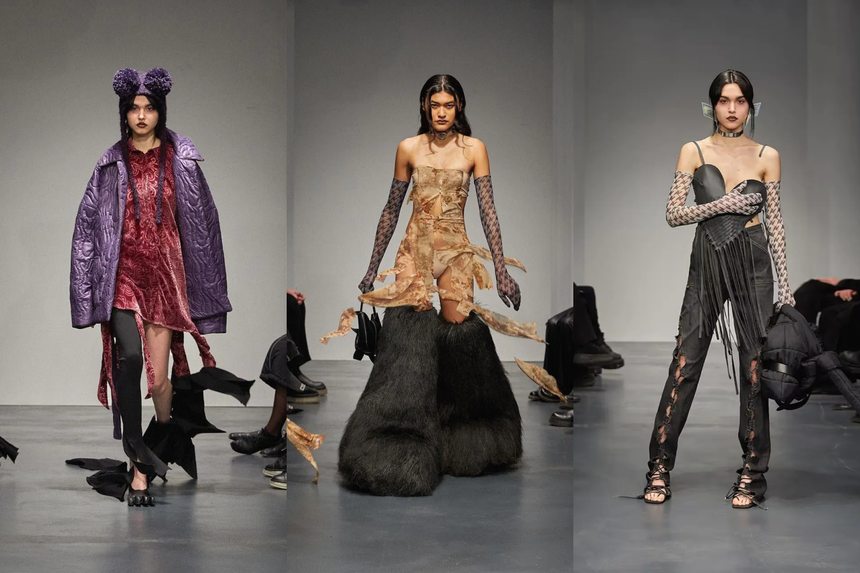 Hai show độc dị ở Paris Fashion Week 2023: Quần áo 'biến hình' vì ánh nắng, sân khấu đổ sập khiến khách mời tá hoả - Ảnh 7. Hai show độc dị ở Paris Fashion Week 2023: Quần áo 'biến hình' vì ánh nắng, sân khấu đổ sập khiến khách mời tá hoả - Ảnh 7.