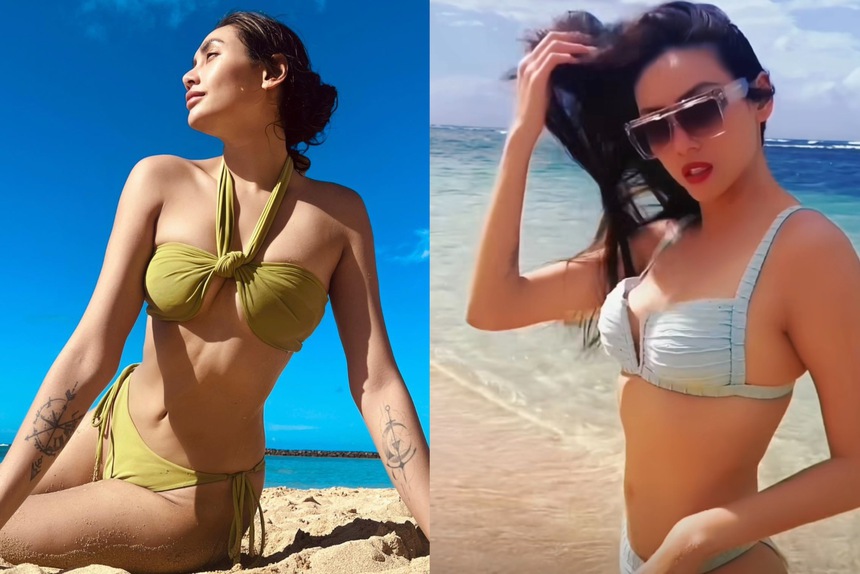 Võ Hoàng Yến diện bikini khoe body cực cháy ở Hawaii, còn phát "cẩu lương" bên bạn trai Việt kiều - Ảnh 1.