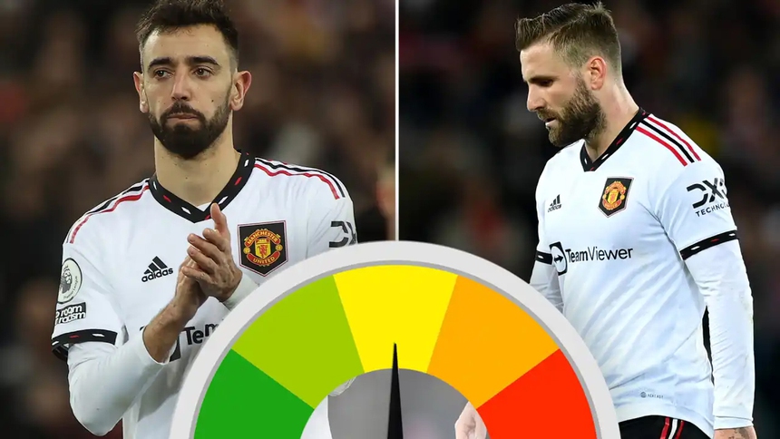 Đá siêu tệ trước Liverpool, nhiều cầu thủ MU bị chấm điểm 'liệt' - Ảnh 2.