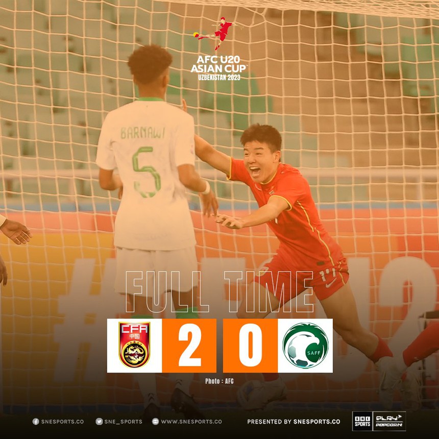 Quật ngã ĐKVĐ, U20 Trung Quốc tự mở toang cánh cửa vào tứ kết - Ảnh 2. Quật ngã ĐKVĐ, U20 Trung Quốc tự mở toang cánh cửa vào tứ kết - Ảnh 2.