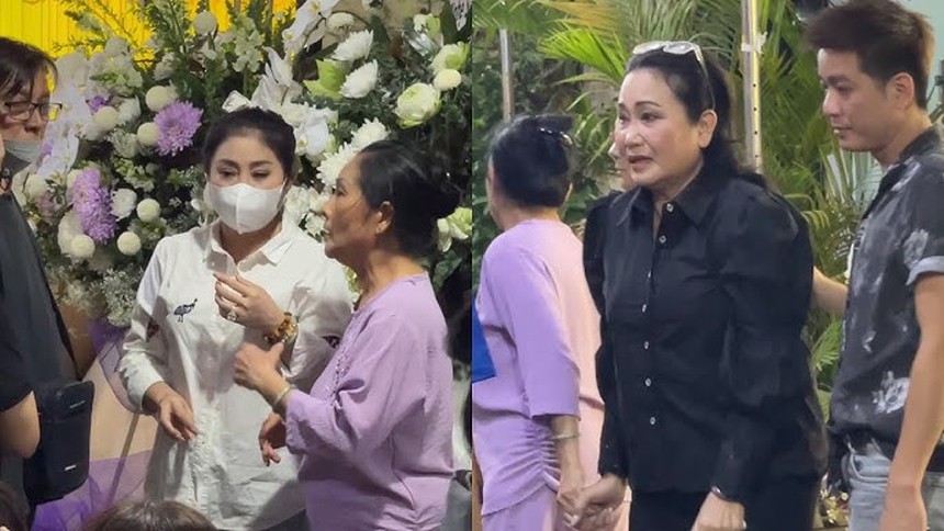 Tang lễ NSƯT Vũ Linh: Mỹ Tâm tiếc thương, Ngọc Huyền và nhiều nghệ sĩ khóc tiễn biệt - Ảnh 12.