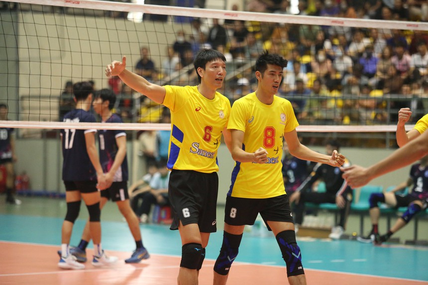 Nhiều bất ngờ ở bảng A vòng I giải bóng chuyền VĐQG 2023 - Ảnh 3.