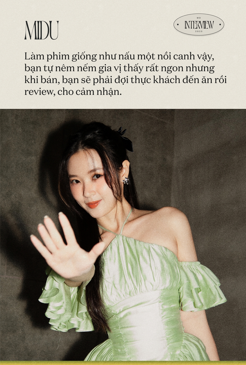 Midu: 'Thấy Quỳnh Quỳnh ghen tôi cũng rén, nghỉ quay clip với Lê Dương Bảo Lâm luôn' - Ảnh 4.