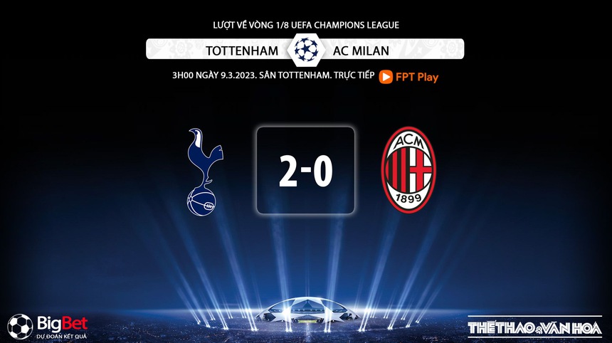Nhận định, soi kèo Tottenham vs Milan (3h00, 9/3), Cúp C1 vòng 1/8 - Ảnh 10. Nhận định, soi kèo Tottenham vs Milan (3h00, 9/3), Cúp C1 vòng 1/8 - Ảnh 10.