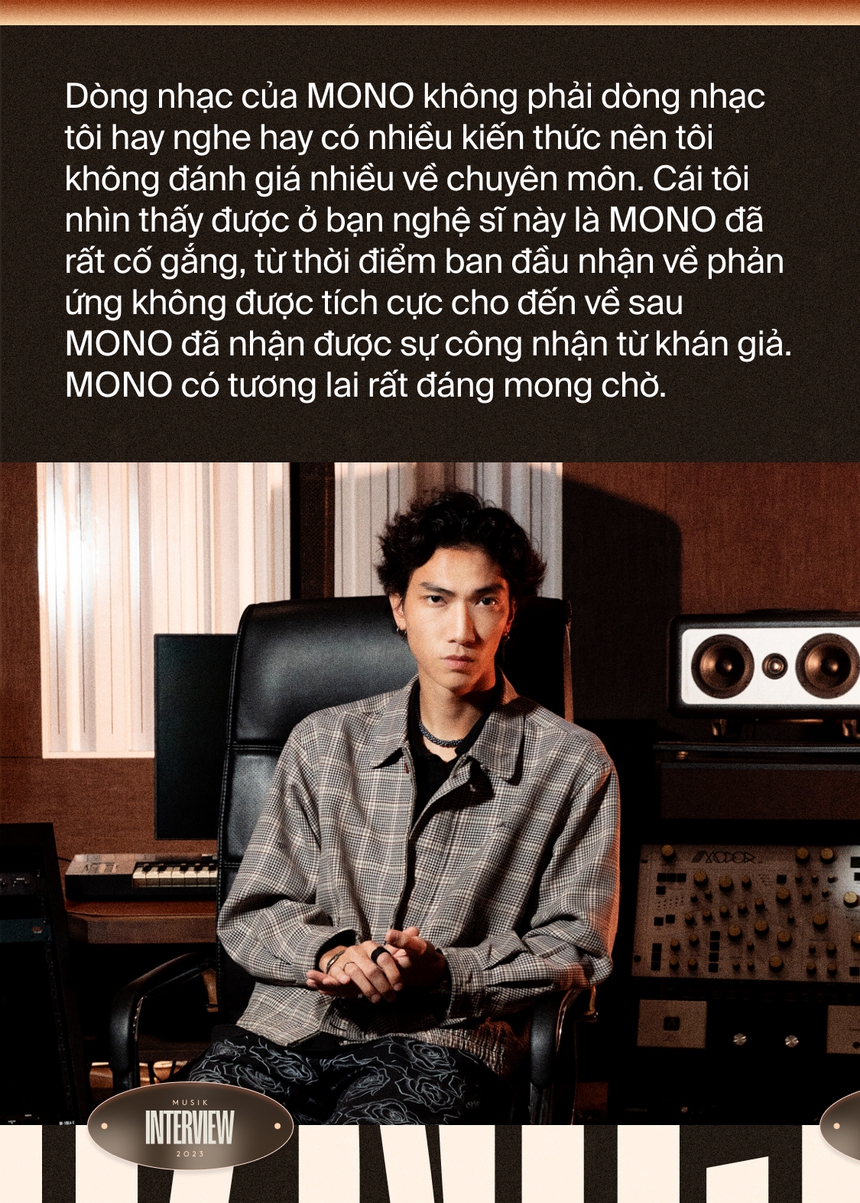 Gonzo: "HIEUTHUHAI rất duyên, MONO có tương lai đáng mong chờ" - Ảnh 8.