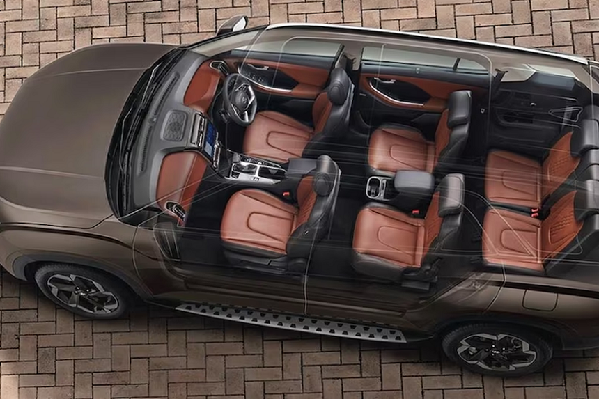 SUV 7 chỗ giá mềm chính thức ra mắt 'làm khó' Toyota Fortuner, động cơ mới, 'uống' 5,5 lít/100 km - Ảnh 3. SUV 7 chỗ giá mềm chính thức ra mắt 'làm khó' Toyota Fortuner, động cơ mới, 'uống' 5,5 lít/100 km - Ảnh 3.