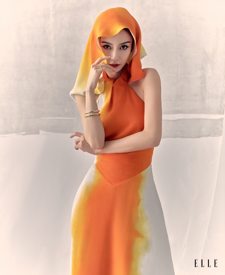 Angelababy trên bìa Elle Singapore tháng 3/2023: 'Học cách bỏ qua những lời ác ý' - Ảnh 3.