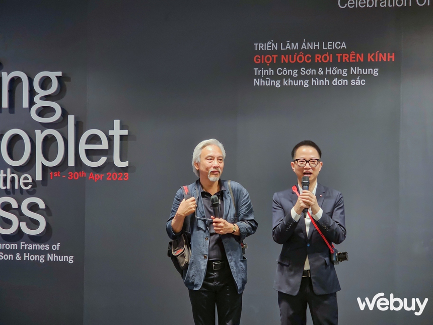 Triển lãm ảnh “GIỌT NƯỚC RƠI TRÊN KÍNH”, ngắm nhìn Trịnh Công Sơn và Hồng Nhung qua những khung hình đơn sắc - Ảnh 3.