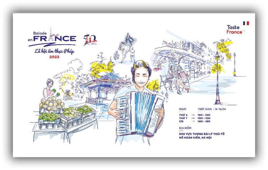 Ca sĩ Mỹ Linh, Khánh Linh và Đồng Lan mở màn Lễ hội ẩm thực Pháp 'Balade en France' - Ảnh 2.
