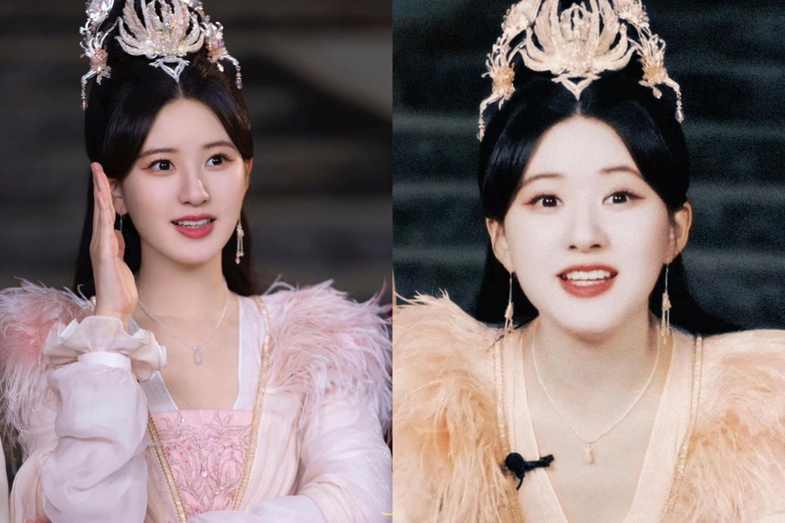 'Thần Ẩn' tung ảnh hậu trường mừng đóng máy, Triệu Lộ Tư mặc váy đỏ nhảy múa thật kiều diễm - Ảnh 4.