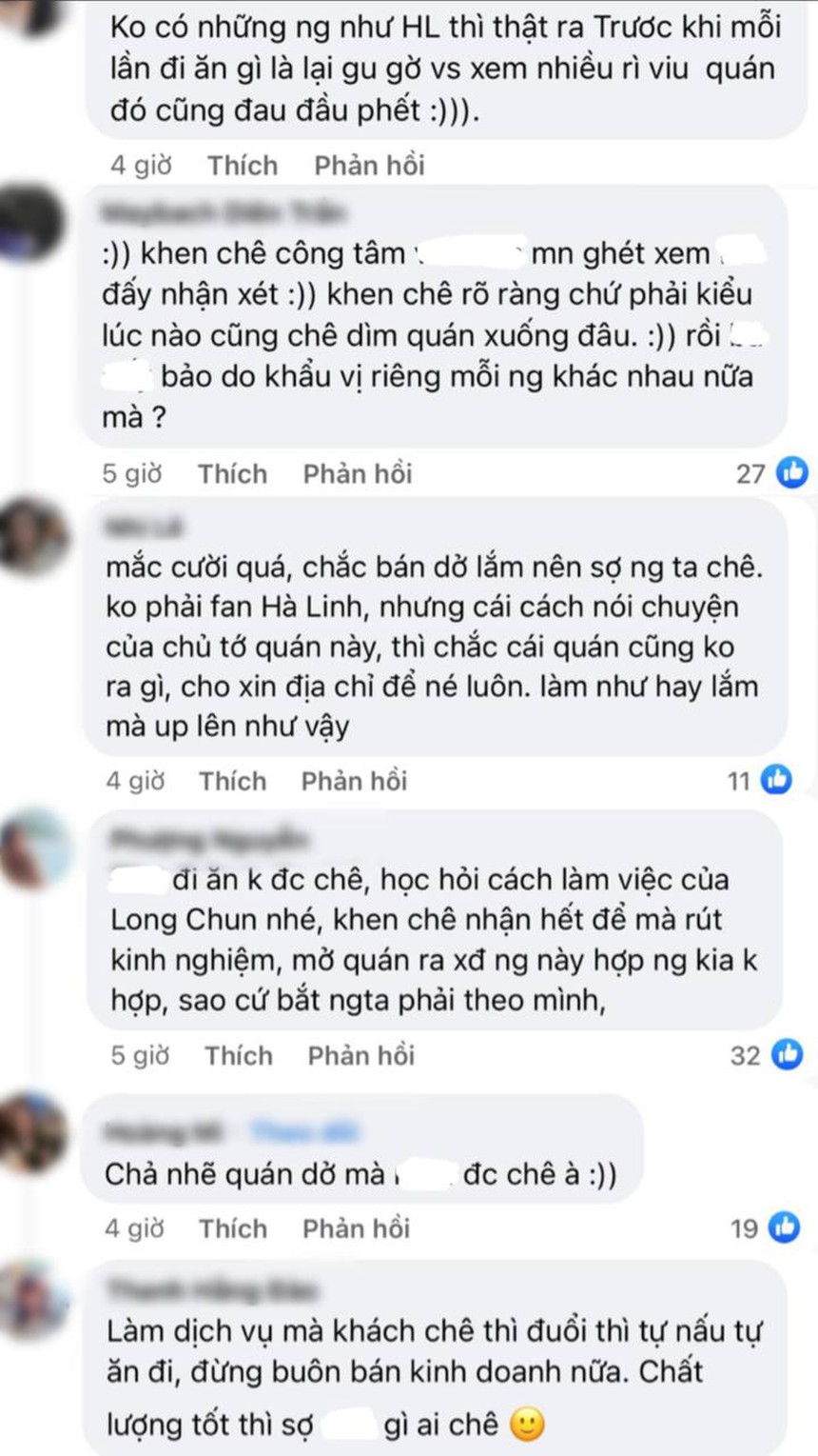 Xôn xao thông tin “Chiến thần rì-viu” Hà Linh bị chủ quán ăn dán ảnh miễn tiếp - Ảnh 13.