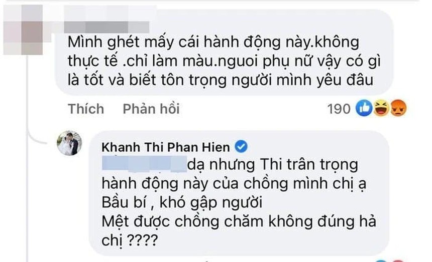 Khánh Thi đáp trả antifan khi bị chê 'làm màu' cùng Phan Hiển - Ảnh 3.