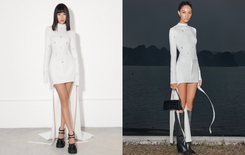 Dàn sao hot lăng xê xu hướng tối giản với các thiết kế của Cường Đàm - Ảnh 2.