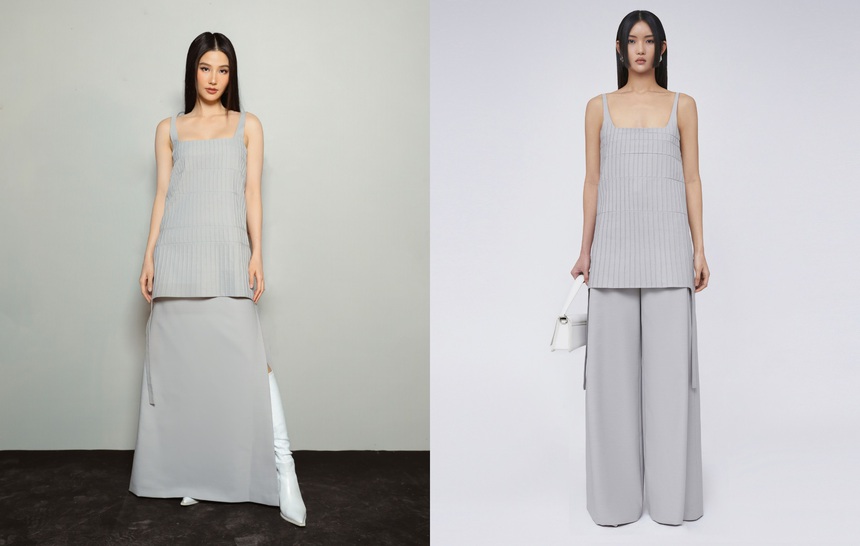 Dàn sao hot lăng xê xu hướng tối giản với các thiết kế của Cường Đàm - Ảnh 6.